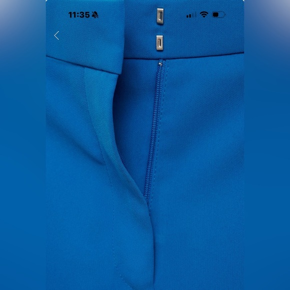 LIKE NEW Mango Vibrant Blue Pants - Picture 7 of 15